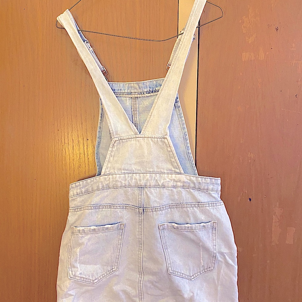 Overall Jean Skirt